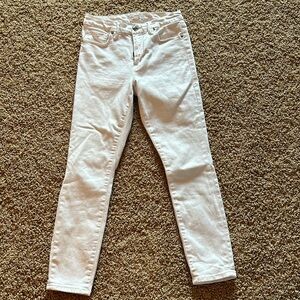 Good American white skinny jeans